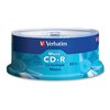 Verbatim CD-R Music Recordable Disc, 700 MB/80 min, 40x, Spindle, Silver, PK25, 25PK 96155